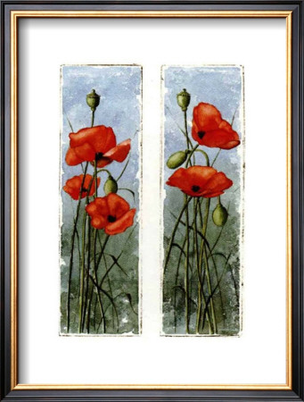 Double Poppies by Franz Heigl Pricing Limited Edition Print image