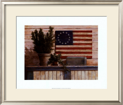 Old Flag With Ivy by T. C. Chiu Pricing Limited Edition Print image
