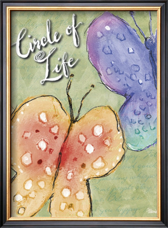 Circle Of Life Butterfiles by Flavia Weedn Pricing Limited Edition Print image