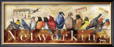 Networking by Wendy Russell Pricing Limited Edition Print image