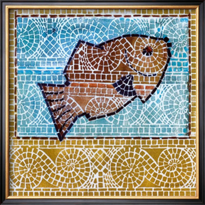Mosaic Fish by Susan Gillette Pricing Limited Edition Print image
