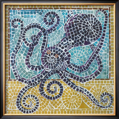 Mosaic Octopus by Susan Gillette Pricing Limited Edition Print image