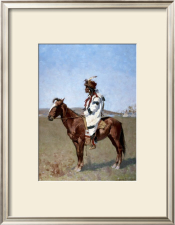 Blackfoot Indian by Frederic Sackrider Remington Pricing Limited Edition Print image