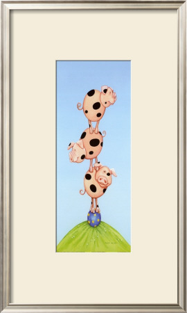 Stacked Animals I by Lesley Hallas Pricing Limited Edition Print image