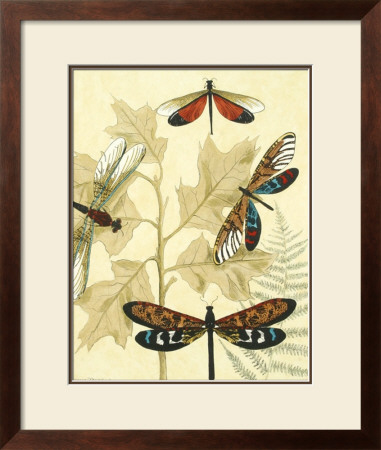 Graphic Dragonflies In Nature I by Megan Meagher Pricing Limited Edition Print image
