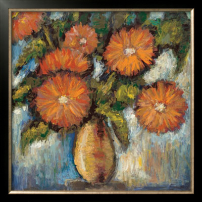 Orange Poppies I by Tina Pricing Limited Edition Print image