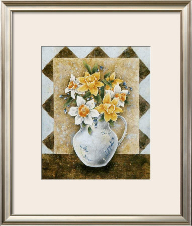Vase Of Narcissus by A. Da Costa Pricing Limited Edition Print image