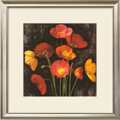 Poppy Bouquet I by John Seba Pricing Limited Edition Print image