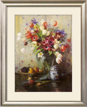Spring Flowers And Ginger Jar by Fernand Toussaint Pricing Limited Edition Print image