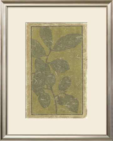 Textured Leaves Ii by Jennifer Goldberger Pricing Limited Edition Print image