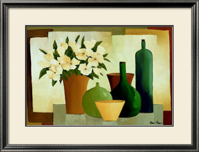 Flowers And Bottles I by Hans Paus Pricing Limited Edition Print image