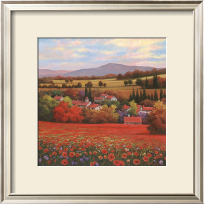 Poppy Pastures Ii by T. C. Chiu Pricing Limited Edition Print image