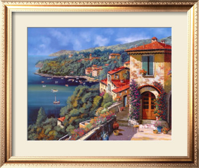 Il Villaggio Sulla Costa by Guido Borelli Pricing Limited Edition Print image