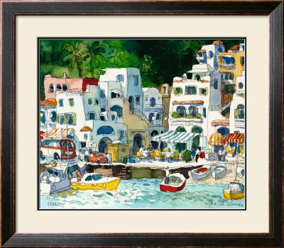 Pier Marina Grande, Capri by Michael Leu Pricing Limited Edition Print image