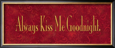 Always Kiss Me Goodnight by Stephanie Marrott Pricing Limited Edition Print image