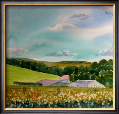 Sussex Farm In Summer by Mary Stubberfield Pricing Limited Edition Print image