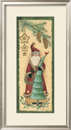 Santa With Tree by Anita Phillips Pricing Limited Edition Print image