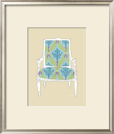 Decorative Chair Iii by Chariklia Zarris Pricing Limited Edition Print image