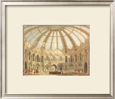 Brighton Pavilion Stables Int. by John Nash Pricing Limited Edition Print image