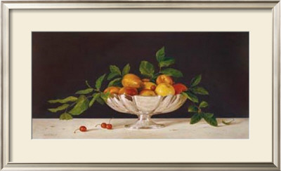 Fruit In An Oval Of Silver by Patrick Farrell Pricing Limited Edition Print image