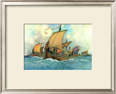 Cleopatra's Fleet by Warwick Goble Pricing Limited Edition Print image