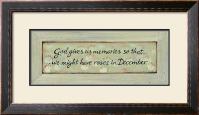 God Gives Us Memories by Karen Tribett Pricing Limited Edition Print image