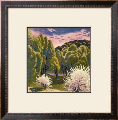 Spring In The Tesque Valley by Gustave Baumann Pricing Limited Edition Print image