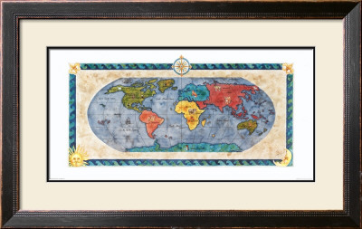 The Continents by Lila Rose Kennedy Pricing Limited Edition Print image