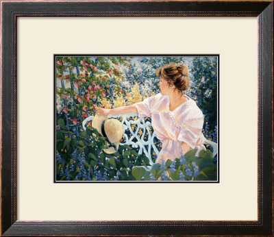 The Bougainvillea Lady by Nicole Gelinas Pricing Limited Edition Print image