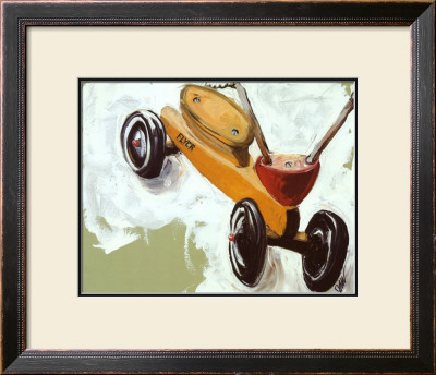 Little Yellow Scooter by Julia Gilmore Pricing Limited Edition Print image