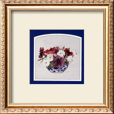 Mixed Petunias by Victoria Morland Pricing Limited Edition Print image