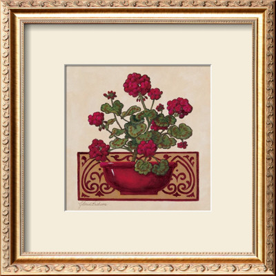 Red Geraniums I by Gloria Eriksen Pricing Limited Edition Print image
