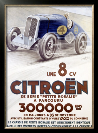 Citroen, Une 8 Cv by Louys Pricing Limited Edition Print image