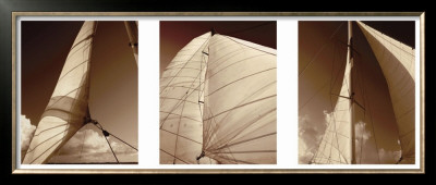 Windward Sails Triptych by Alan Hausenflock Pricing Limited Edition Print image