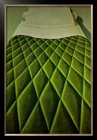 Green Bed Cover, C.1969 by Domenico Gnoli Pricing Limited Edition Print image