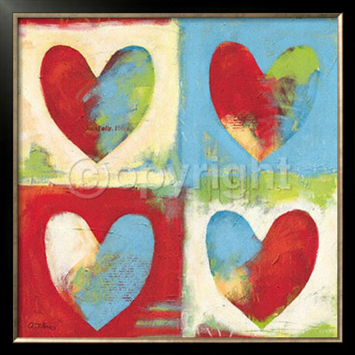 Four Hearts by Anna Flores Pricing Limited Edition Print image