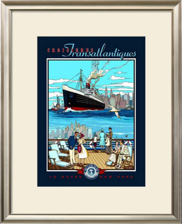 Croisiere Transatlantiques by Bruno Pozzo Pricing Limited Edition Print image