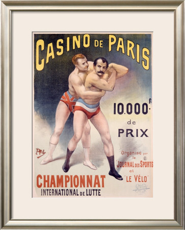Casino De Paris Championnat De Lutte by Pal (Jean De Paleologue) Pricing Limited Edition Print image
