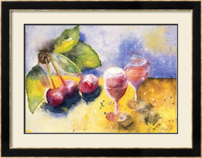 Glass And Cherry by Witka Kova Pricing Limited Edition Print image