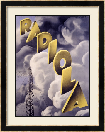 Radiola Rko Radio Station by Max Ponty Pricing Limited Edition Print image