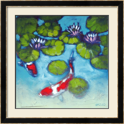 Koi Pool Ii by Kazuo Pricing Limited Edition Print image