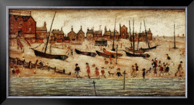 The Beach by Laurence Stephen Lowry Pricing Limited Edition Print image
