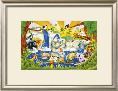 Jungle Bath by Marco Chicapouje Pricing Limited Edition Print image