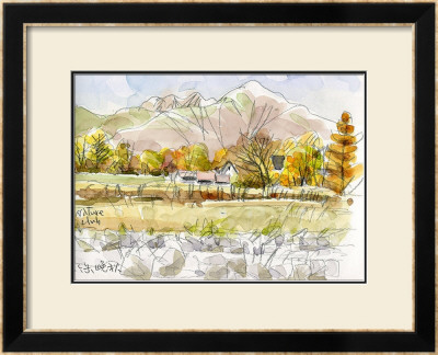 Late Autumn In Mountain Village, Cold Winter Awaits Soon by Kenji Fujimura Pricing Limited Edition Print image