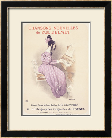 Chansons Nouvelles Piano Song by Roedel Pricing Limited Edition Print image