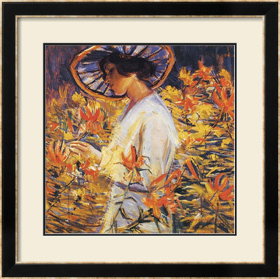 In The Garden, 1917 by Donna Norine Schuster Pricing Limited Edition Print image