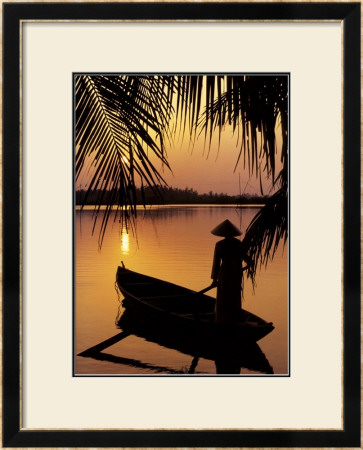 Vietnam, Cantho On The Mekong River by Keren Su Pricing Limited Edition Print image