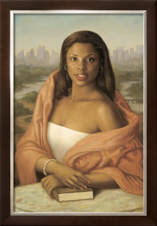 Manhattan Mona Lisa by Tim Ashkar Pricing Limited Edition Print image