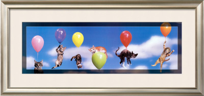 Kittens In Flight by John Lund Pricing Limited Edition Print image