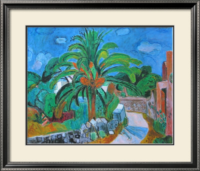 Path With Palm-Tree, Porto D'ischia, 1957 by Hans Purrmann Pricing Limited Edition Print image